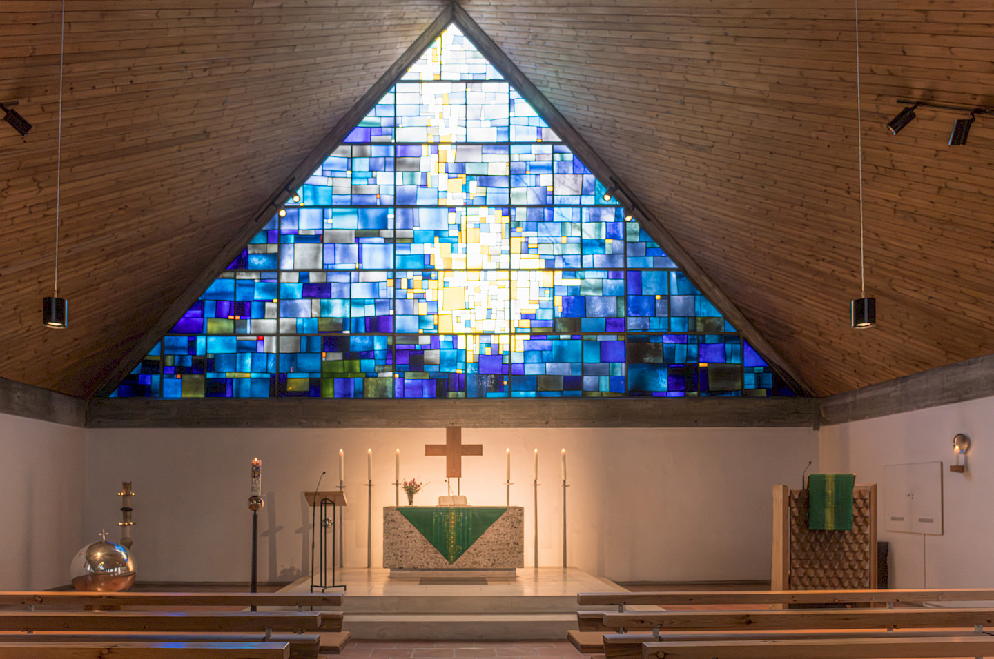 Interior of the Trinitatiskirche