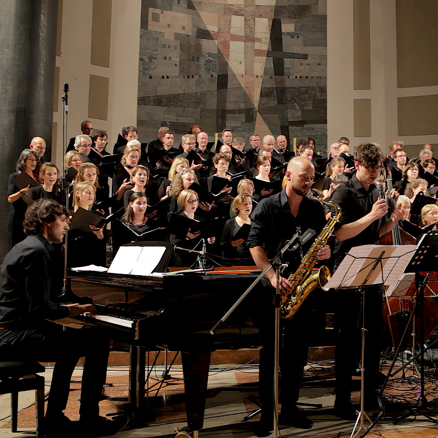 Münchner Motettenchor, Barock-in-Blue-Jazzensemble © Thomas Radlwimmer