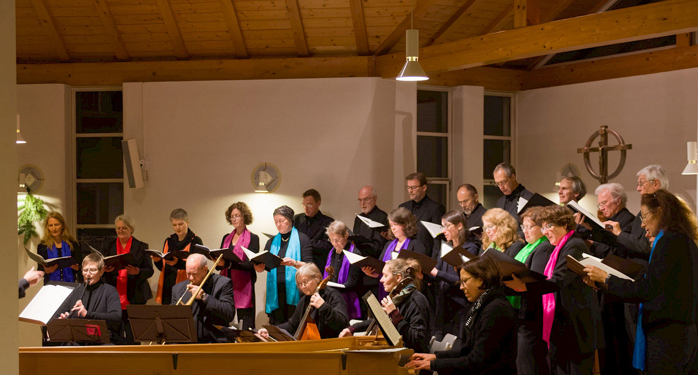 MendelssohnChor Munich and CordAria in the Protestant church "Zum Guten Hirten"