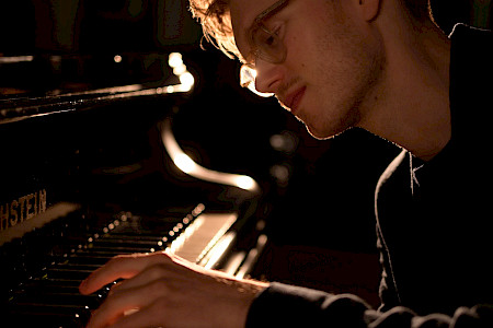 Christian Seidler am Klavier