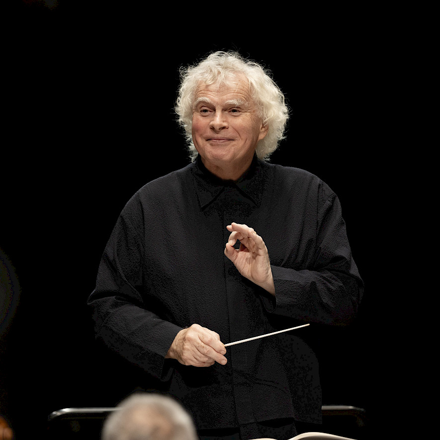 Sir Simon Rattle, Chefdirigent des Symphonieorchesters des Bayerischen Rundfunks © BR / Astrid Ackermann