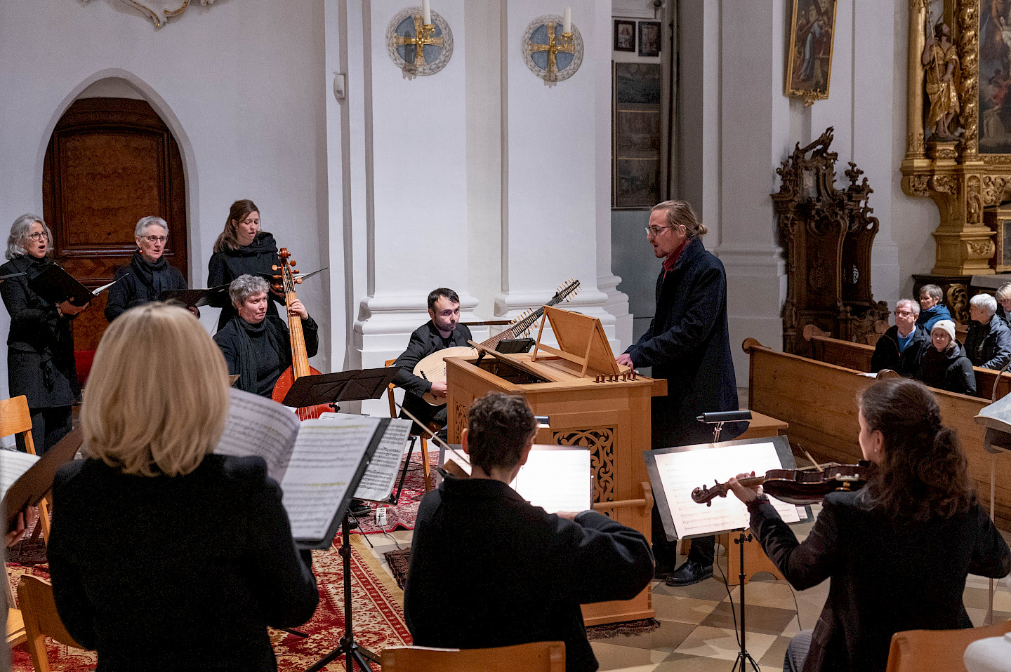 capella|werdenfels e.V. beim Konzert am 8. März 2025 (D. Buxtehude: „Membra Jesu nostri“)