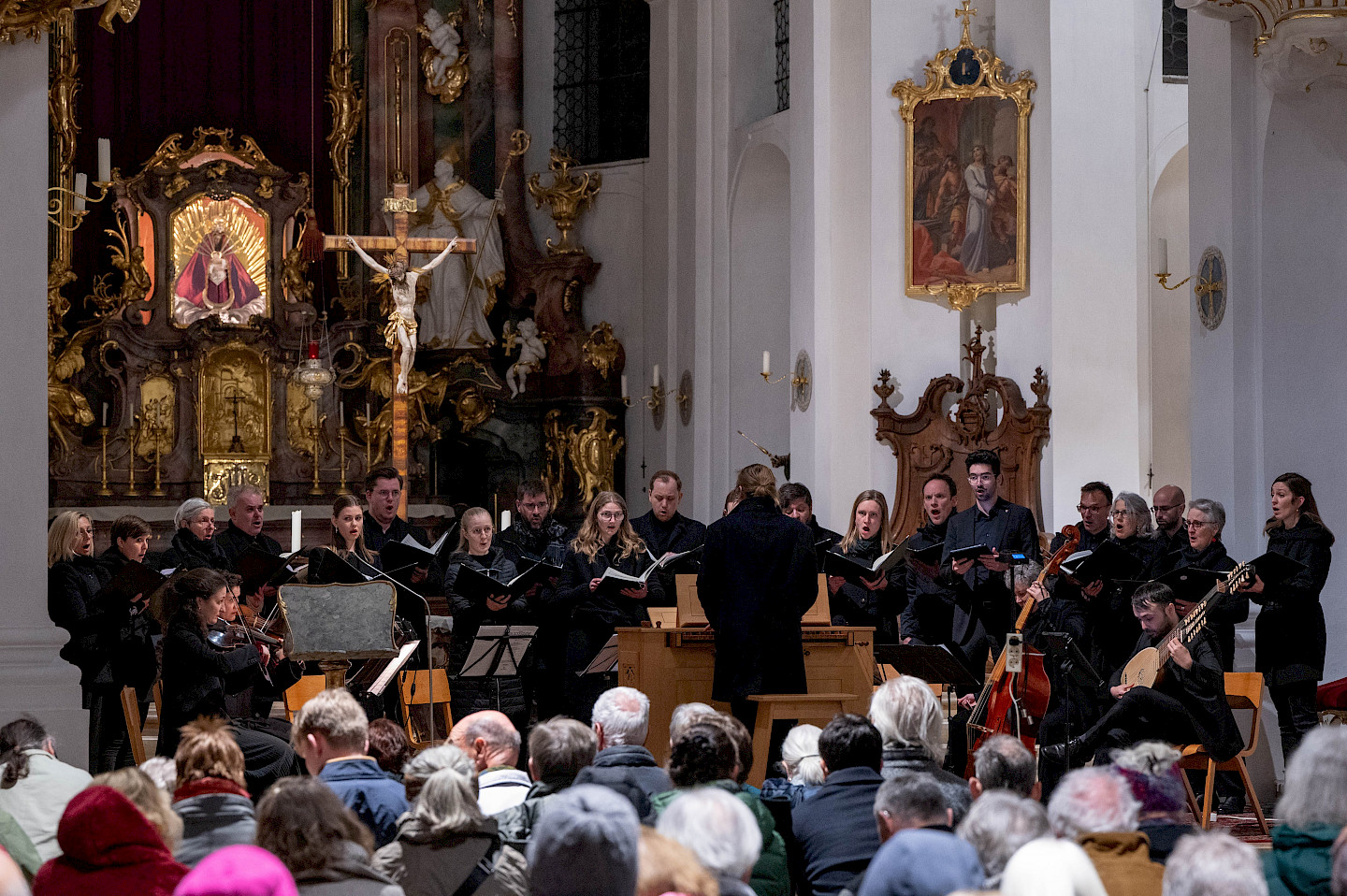 capella|werdenfels e.V. beim Konzert am 8. März 2025 (D. Buxtehude: „Membra Jesu nostri“)