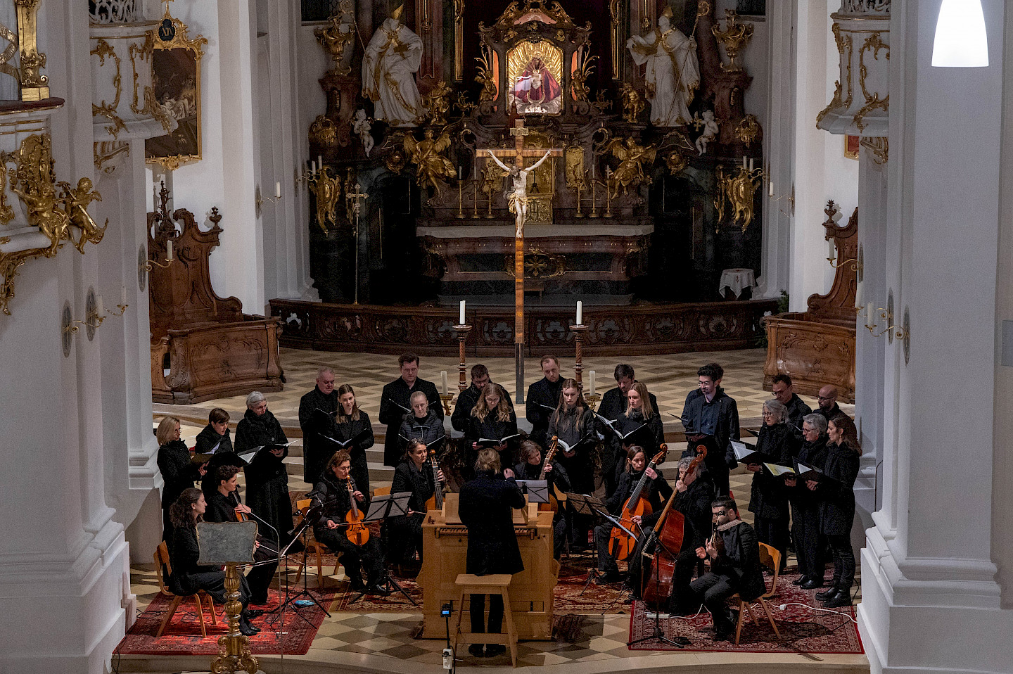 capella|werdenfels e.V. beim Konzert am 8. März 2025 (D. Buxtehude: „Membra Jesu nostri“)