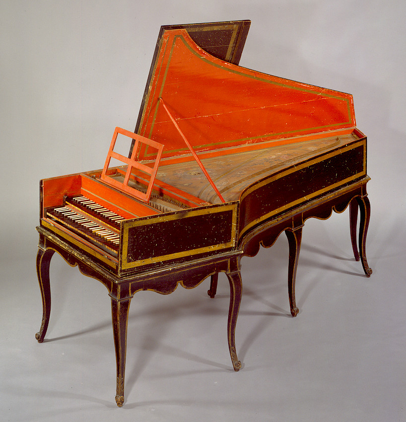 Cembalo von Jean Henri Hemsch © Bayerisches Nationalmuseum, Foto Walter Haberland