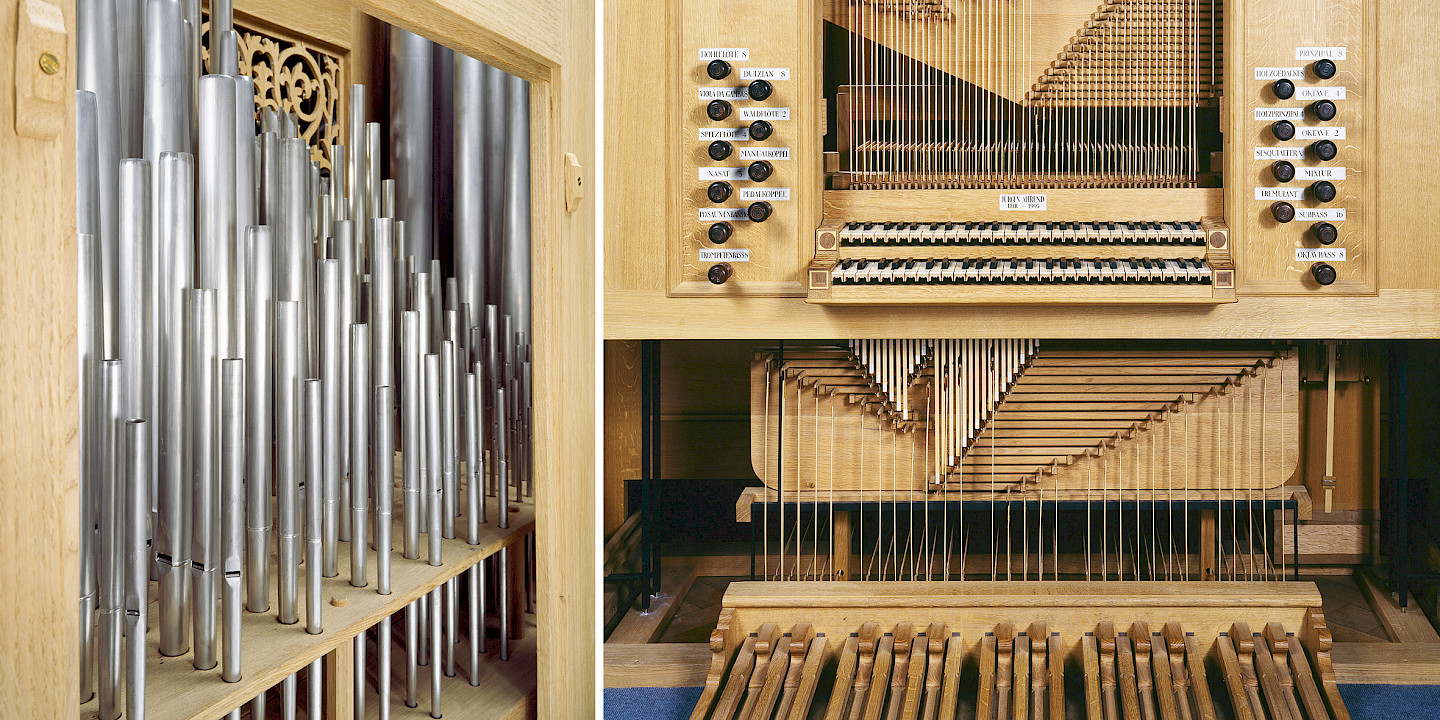 Details der Ahrend-Orgel