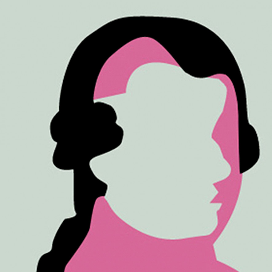 Mozart-Kopf mit farbigen Schatten © BR