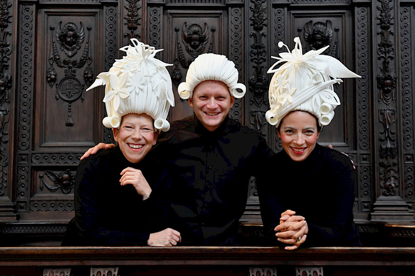 v. l. n. r. Stephanie Jenke, Geschäftsführerin Gasteig München GmbH; Hansjörg Albrecht, Dirigent und Konzertorganist; Anna Kleeblatt, Kulturmanagerin und Festivalleiterin