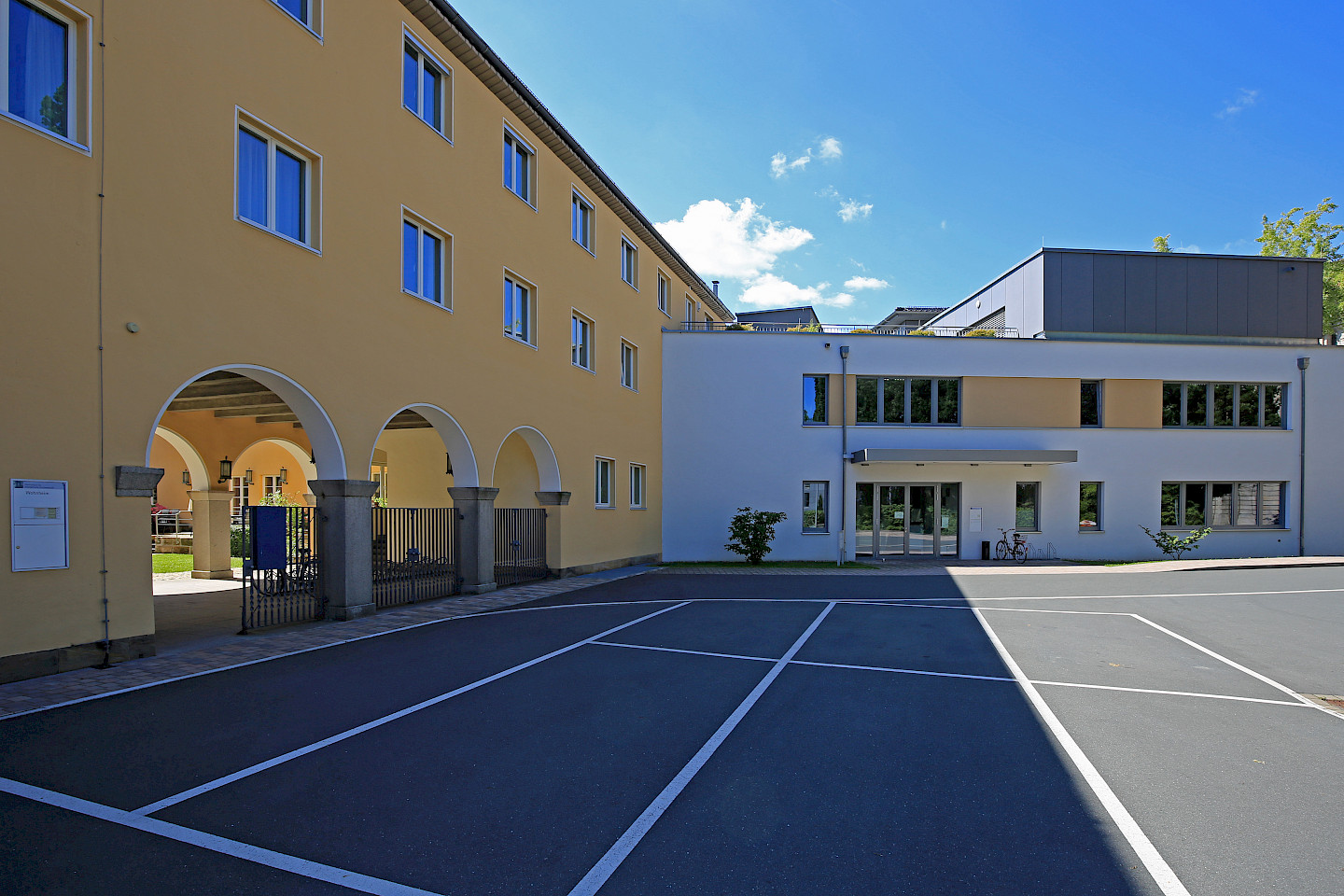 Außenansicht der Hochschule für evangelische Kirchenmusik Bayreuth