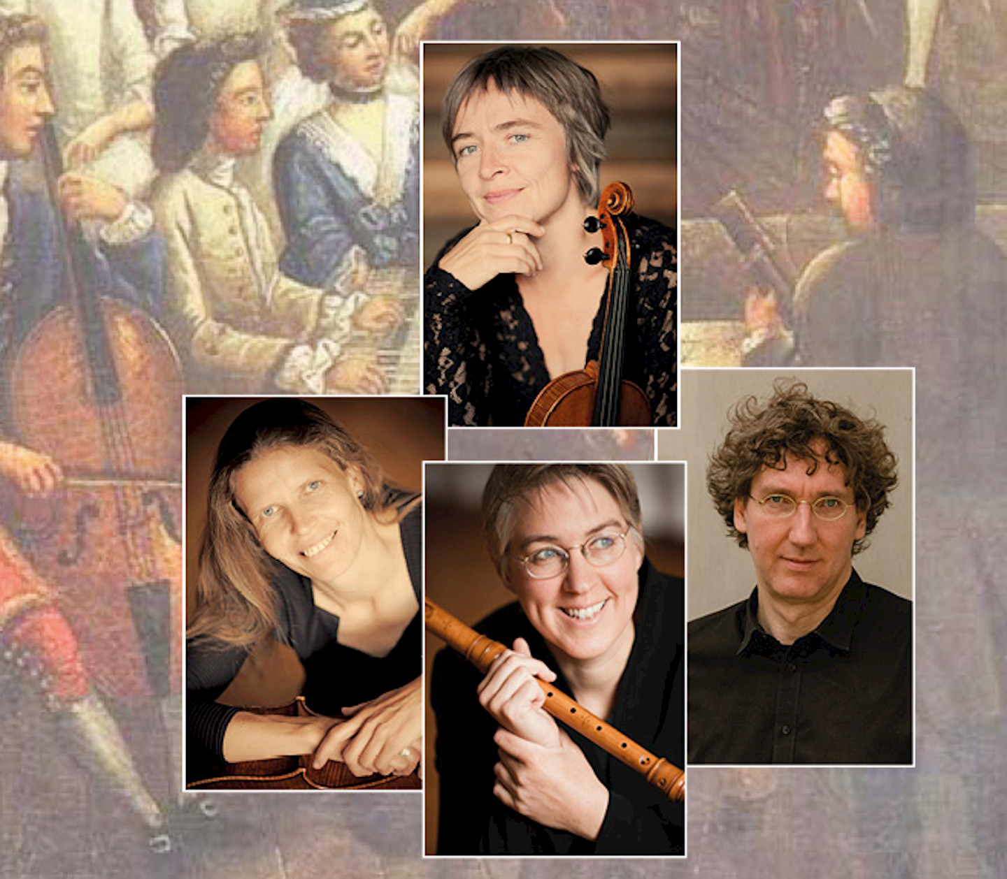 Anne Katharina Schreiber, Kristin von der Goltz, Saskia Fikentscher und Léon Berben Anne Katharina Schreiber, Kristin von der Goltz, Saskia Fikentscher und Léon Berben