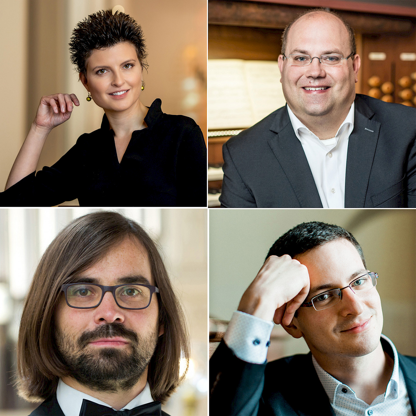 von links oben nach rechts unten: Angela Metzger, Michael Dorn, Prof. Lucas Pohle, Prof. Martin Riccabona