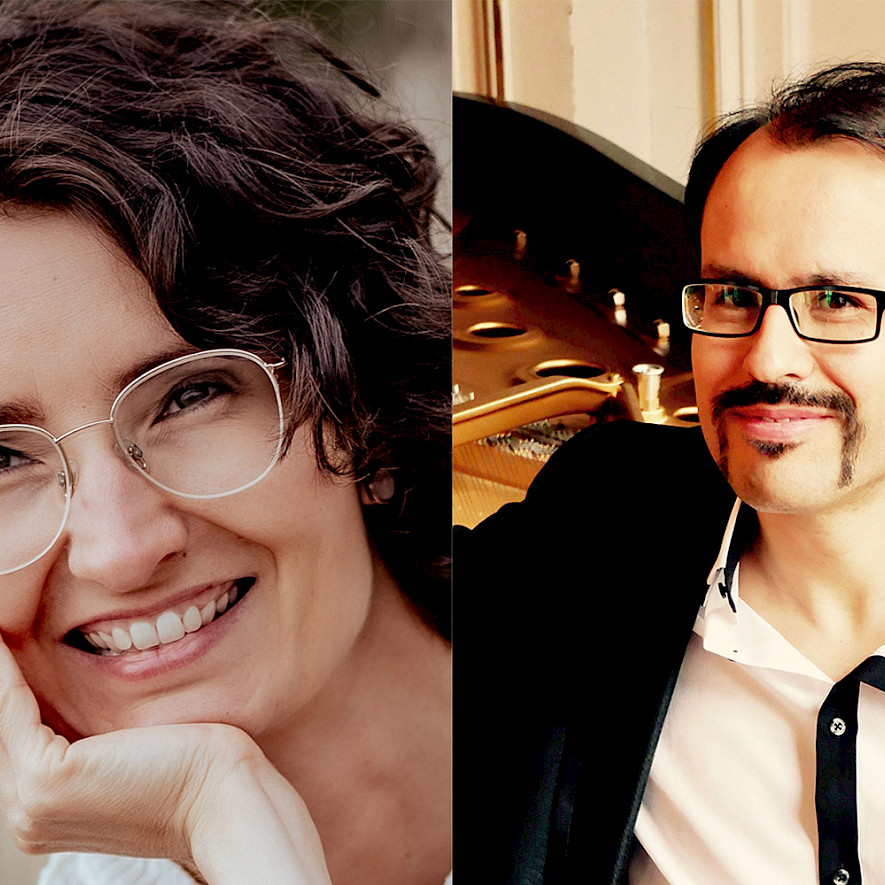 v.l.n.r.: Margit Kovács, Victor Alcántara © v.l.n.r.: Simone Hopf, privat